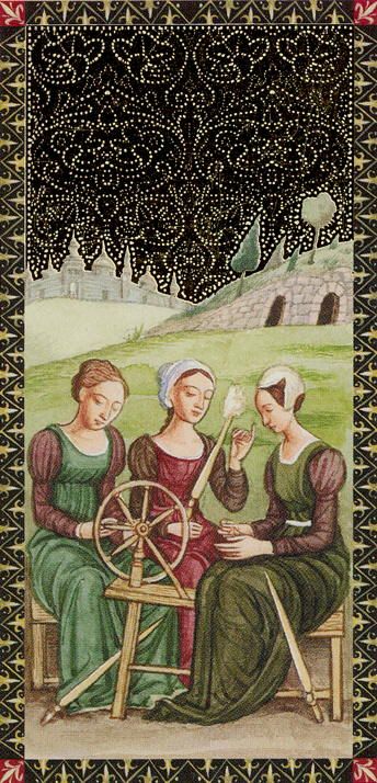 Tarotkaart 'Drie van Staven'