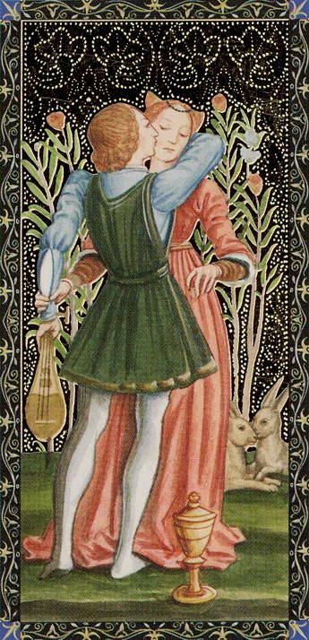 Tarotkaart 'Schildknaap van Kelken'