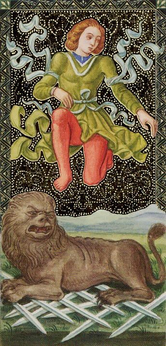 Tarotkaart 'Tien van Zwaarden'