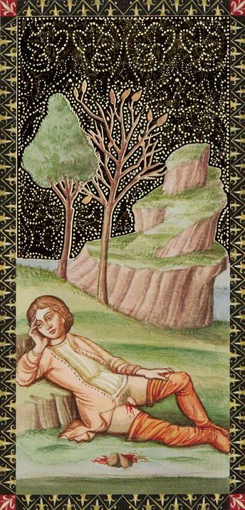 Tarotkaart 'Twee van Staven'