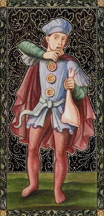 Tarotkaart 'Vier van Pentagrammen'