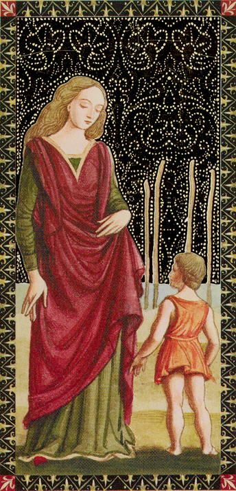 Tarotkaart 'Vier van Staven'