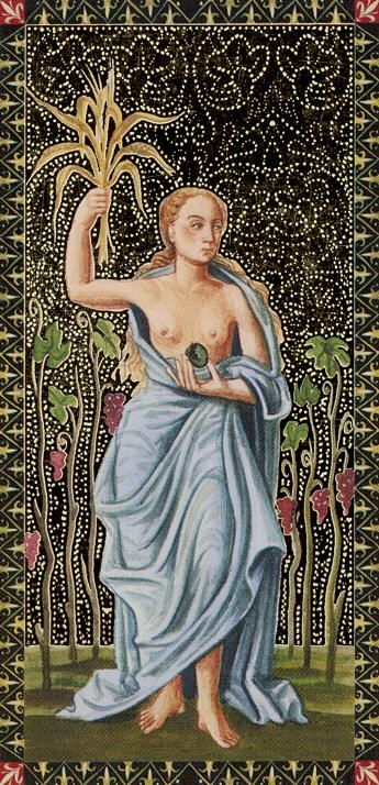 Tarotkaart 'Zes van Staven'