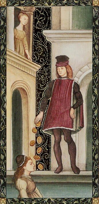 Tarotkaart 'Zeven van Pentagrammen'