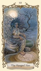 Tarotkaart 'De Gehangene'