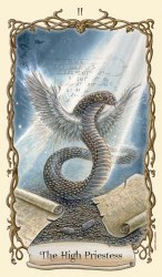 Tarotkaart 'De Hogepriesteres'