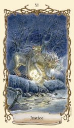 Tarotkaart 'Gerechtigheid'