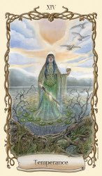 Tarotkaart 'Matigheid'