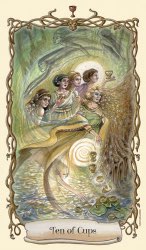 Tarotkaart 'Tien van Kelken'