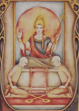 Tarotkaart 'De Hierofant'