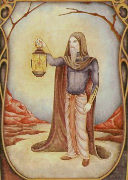 Tarotkaart 'De Kluizenaar'