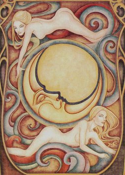 Tarotkaart 'De Maan'
