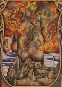 Tarotkaart 'De Toren'