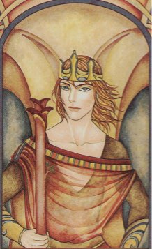 Tarotkaart 'Koning van Staven'