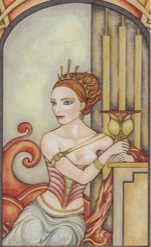 Tarotkaart 'Koningin van Kelken'