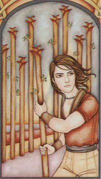 Tarotkaart 'Negen van Staven'