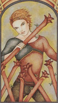 Tarotkaart 'Zeven van Staven'