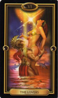 Tarotkaart 'De Geliefden'