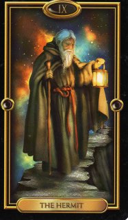 Tarotkaart 'De Kluizenaar'