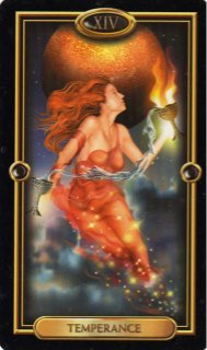 Tarotkaart 'Matigheid'