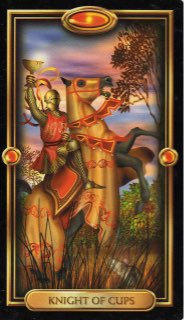 Tarotkaart 'Ridder van Kelken'