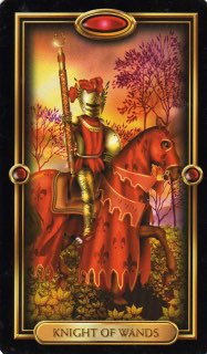 Tarotkaart 'Ridder van Staven'
