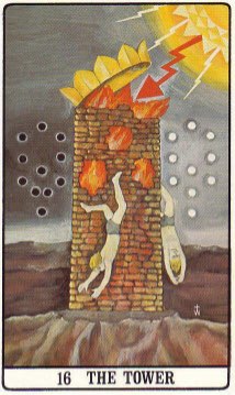Tarotkaart 'De Toren'