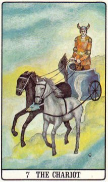 Tarotkaart 'De Zegewagen'