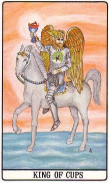 Tarotkaart 'Koning van Kelken'