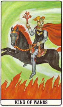 Tarotkaart 'Koning van Staven'