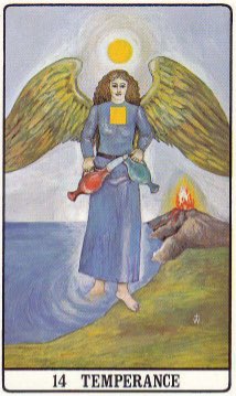 Tarotkaart 'Matigheid'