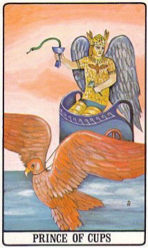 Tarotkaart 'Ridder van Kelken'