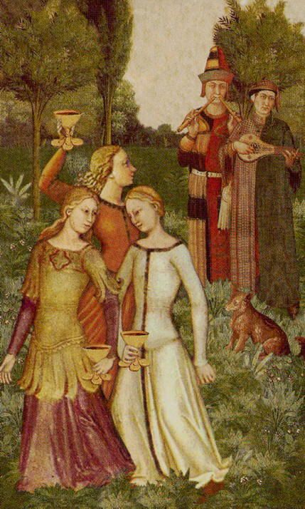 Tarotkaart 'Drie van Kelken'