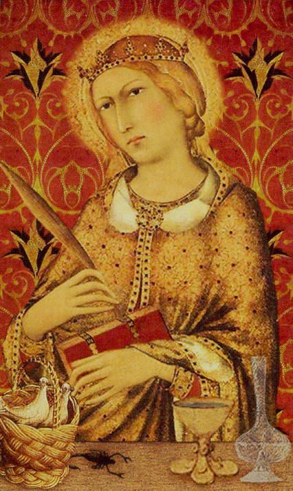 Tarotkaart 'Koningin van Kelken'