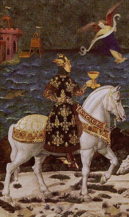 Tarotkaart 'Ridder van Kelken'