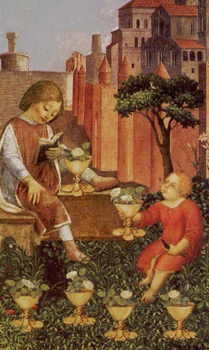 Tarotkaart 'Zes van Kelken'