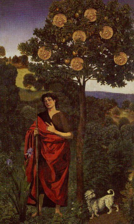 Tarotkaart 'Zeven van Pentagrammen'