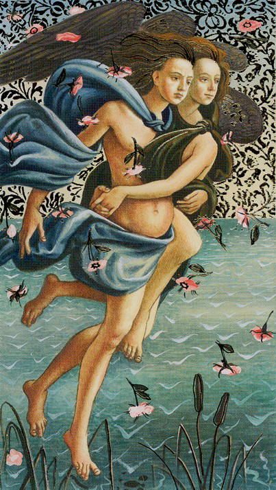 Tarotkaart 'De Geliefden'