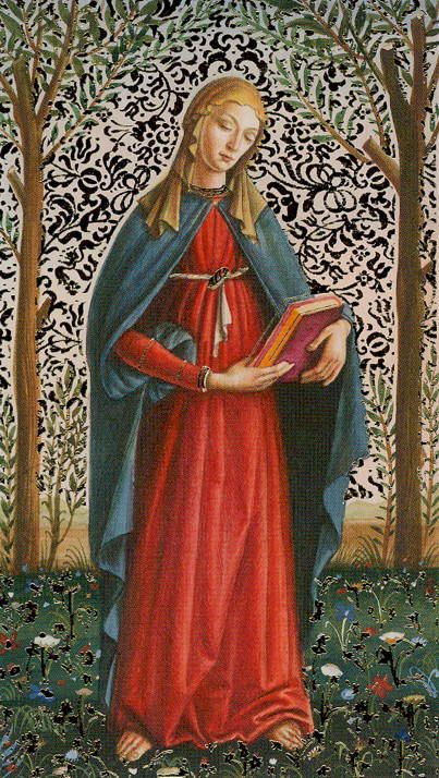 Tarotkaart 'De Hogepriesteres'