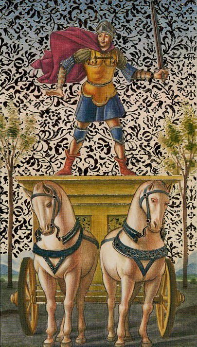 Tarotkaart 'De Zegewagen'