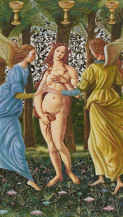 Tarotkaart 'Drie van Kelken'