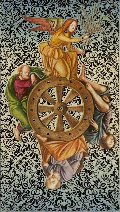 Tarotkaart 'Het Rad van Fortuin'