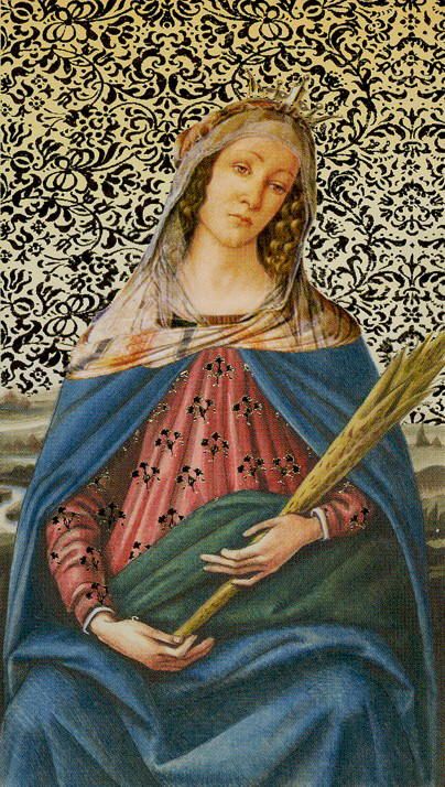 Tarotkaart 'Koningin van Staven'