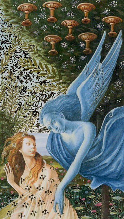 Tarotkaart 'Zeven van Kelken'