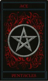 Tarotkaart 'Aas van Pentagrammen'