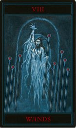 Tarotkaart 'Acht van Staven'
