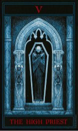 Tarotkaart 'De Hierofant'
