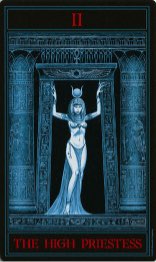 Tarotkaart 'De Hogepriesteres'