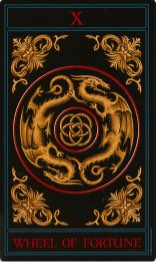 Tarotkaart 'Het Rad van Fortuin'