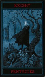 Tarotkaart 'Ridder van Pentagrammen'